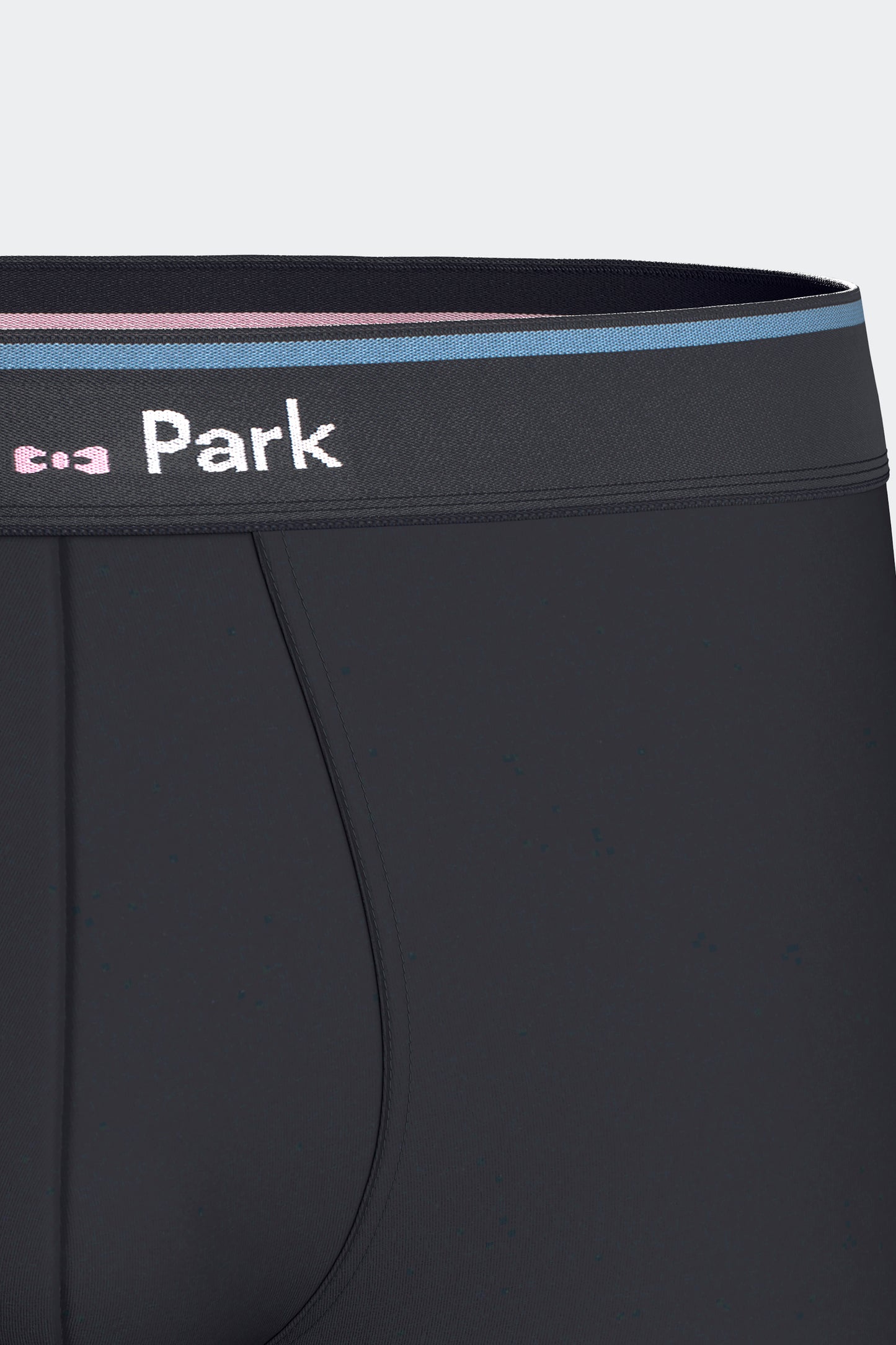 Lot de 2 boxers en jersey de coton stretch unis et imprimés marine et ciel