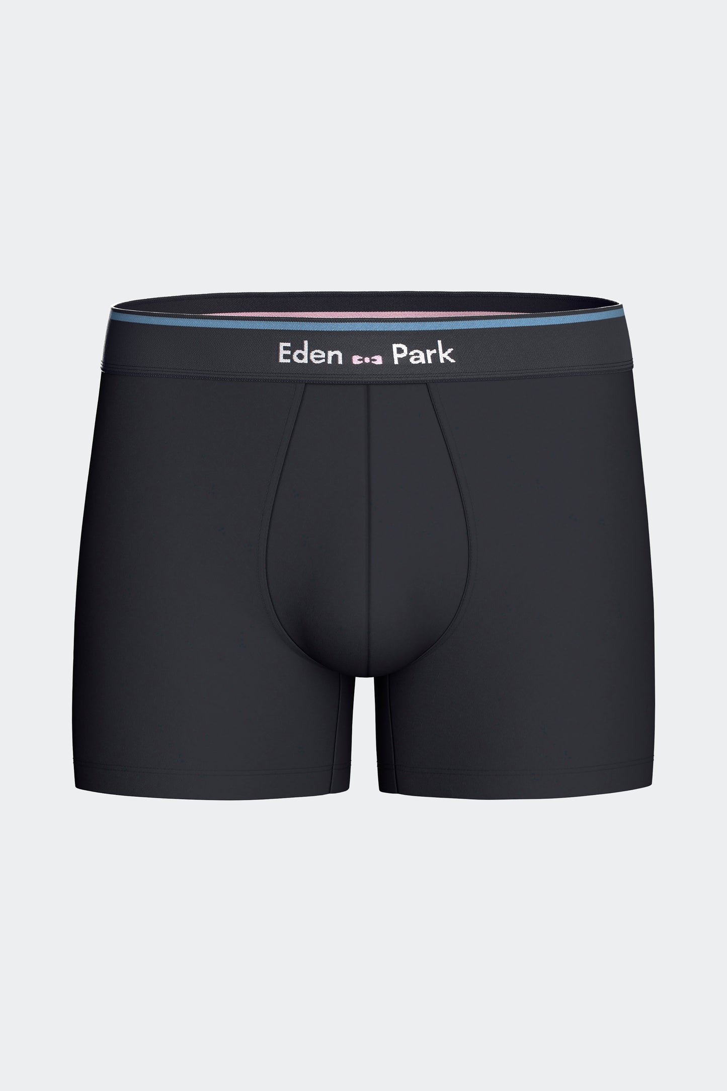 Lot de 2 boxers en jersey de coton stretch unis et imprimés marine