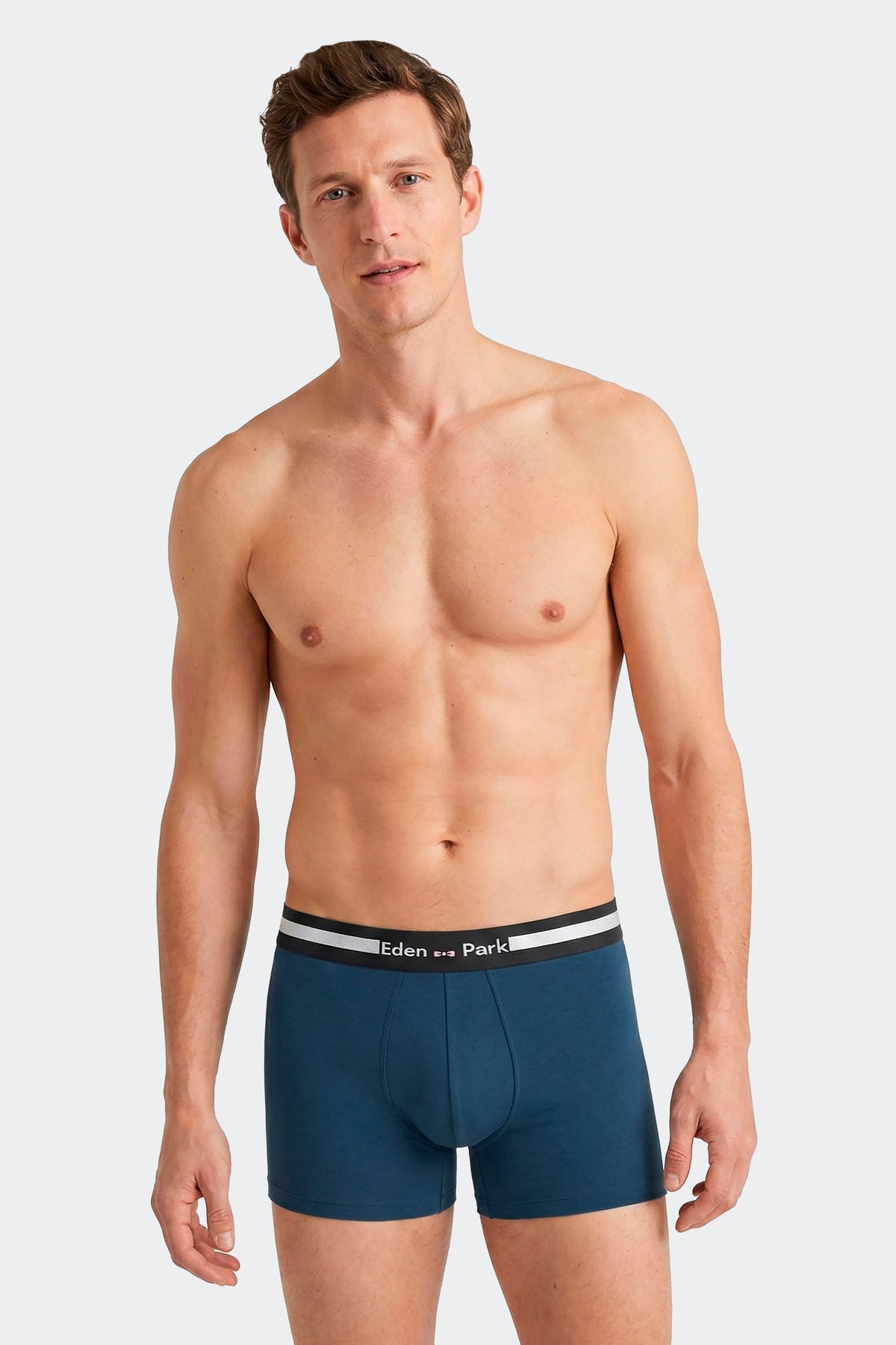 Lot de 3 boxers en jersey de coton stretch unis