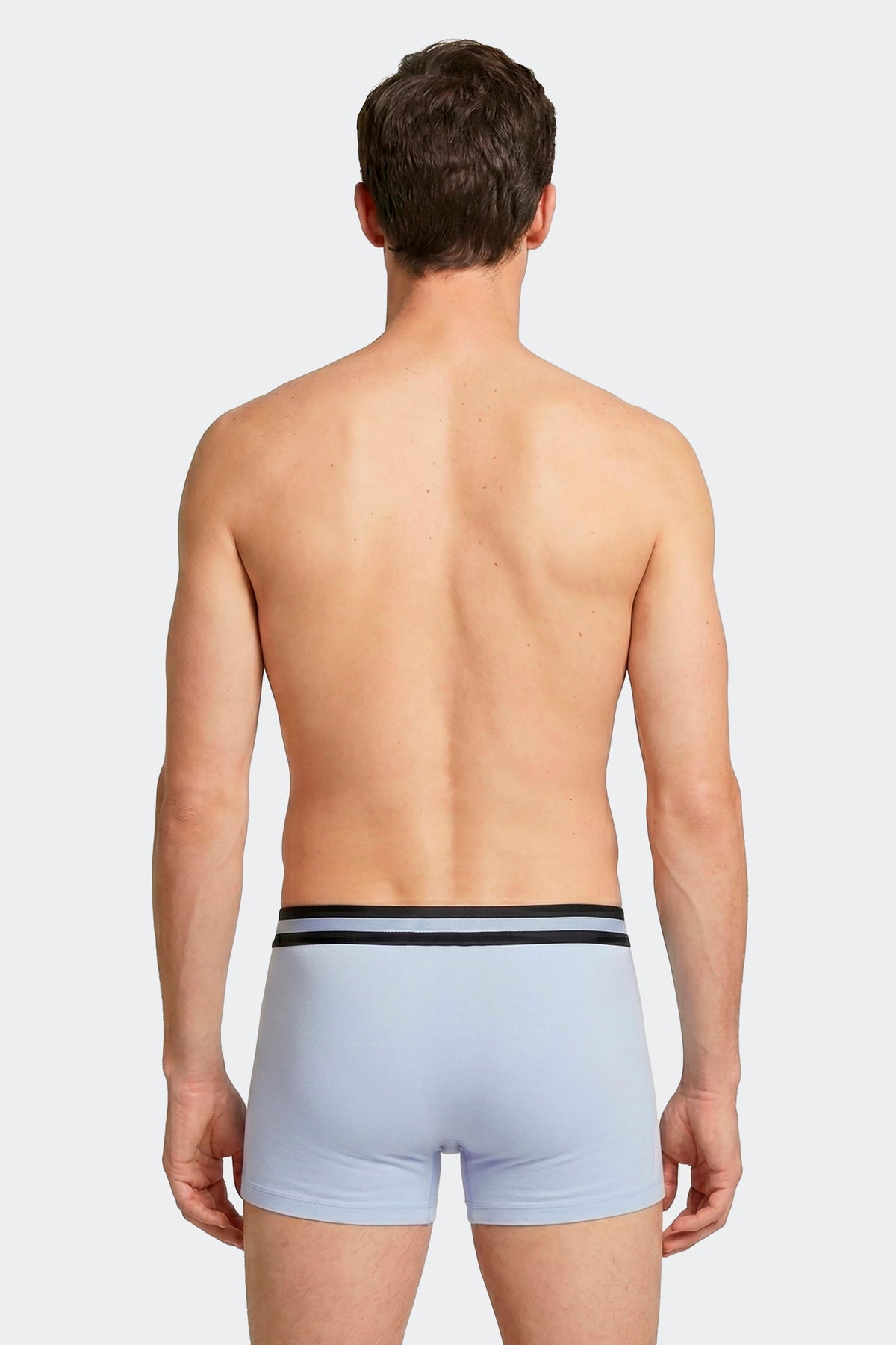 Lot de 3 boxers en jersey de coton stretch unis