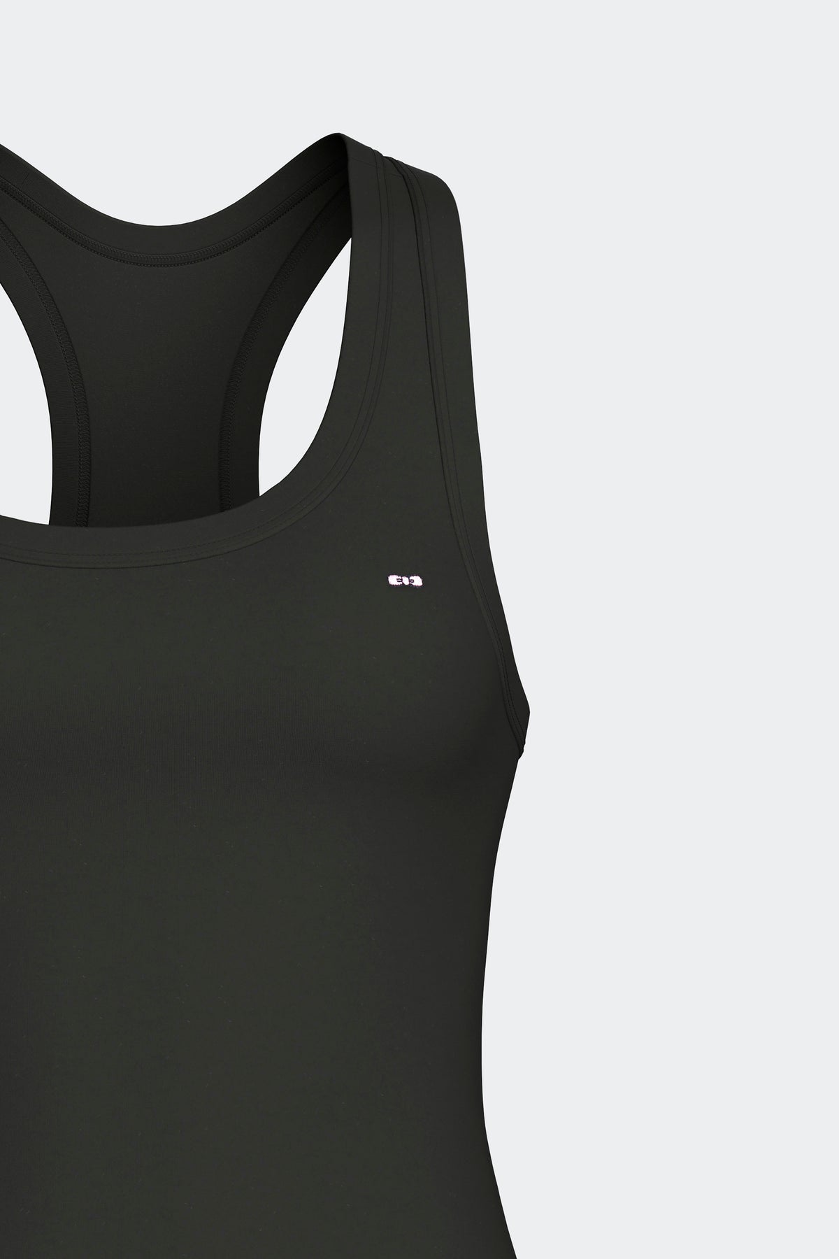 Débardeur dos nageur en Tencel stretch noir