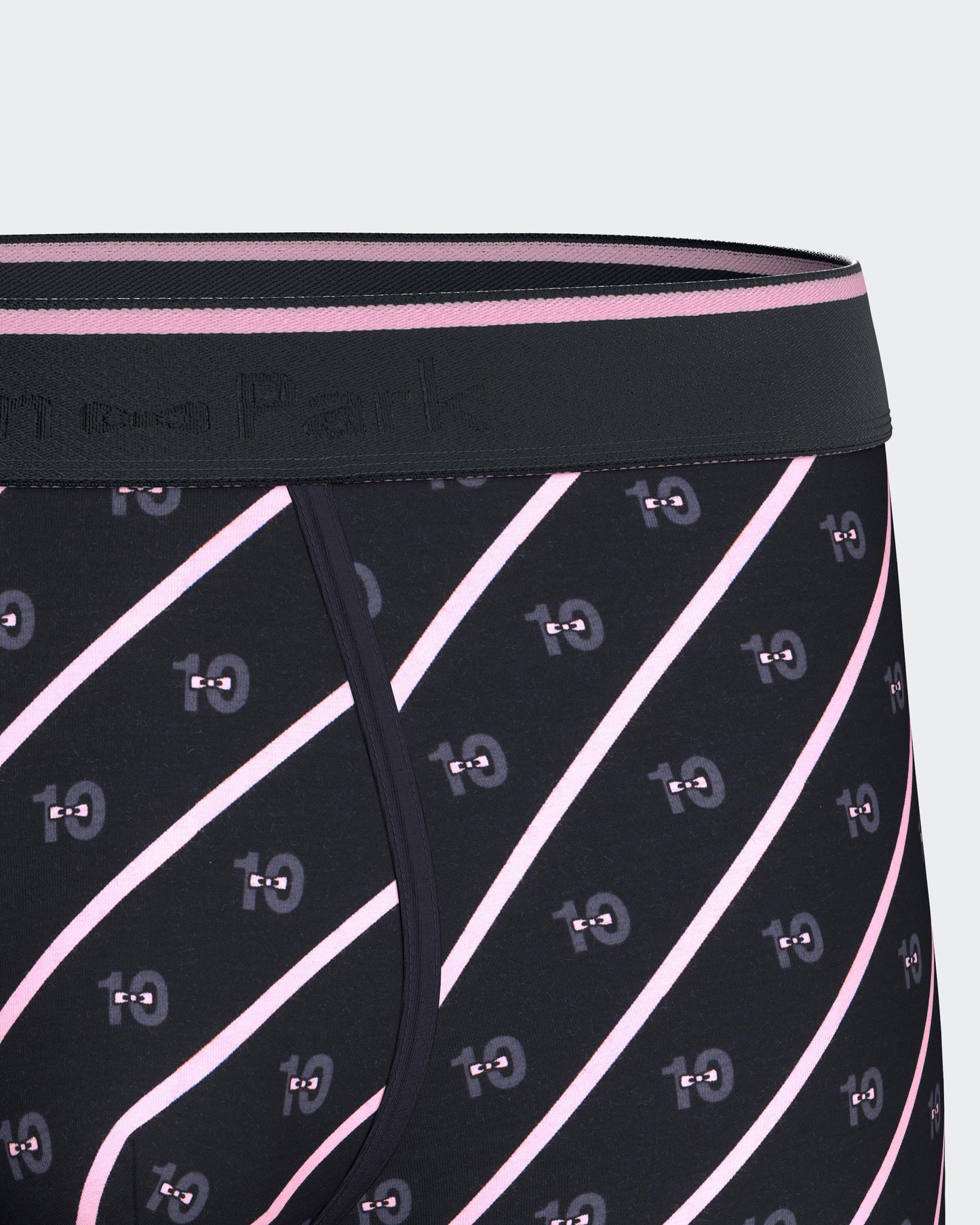 Lot de deux boxers en jersey de coton stretch marine uni et ciel micromotifs 10