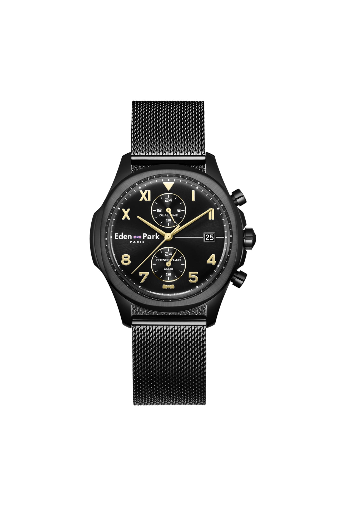 Montre Dual Time Noire