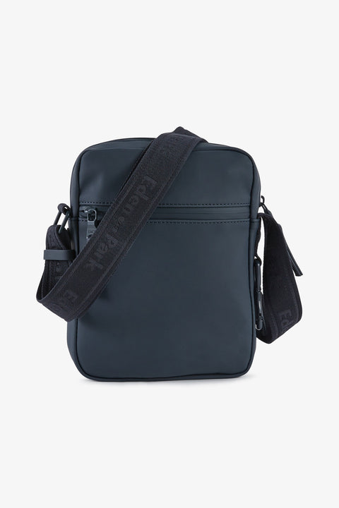 Navy rubber messenger bag - Image 2