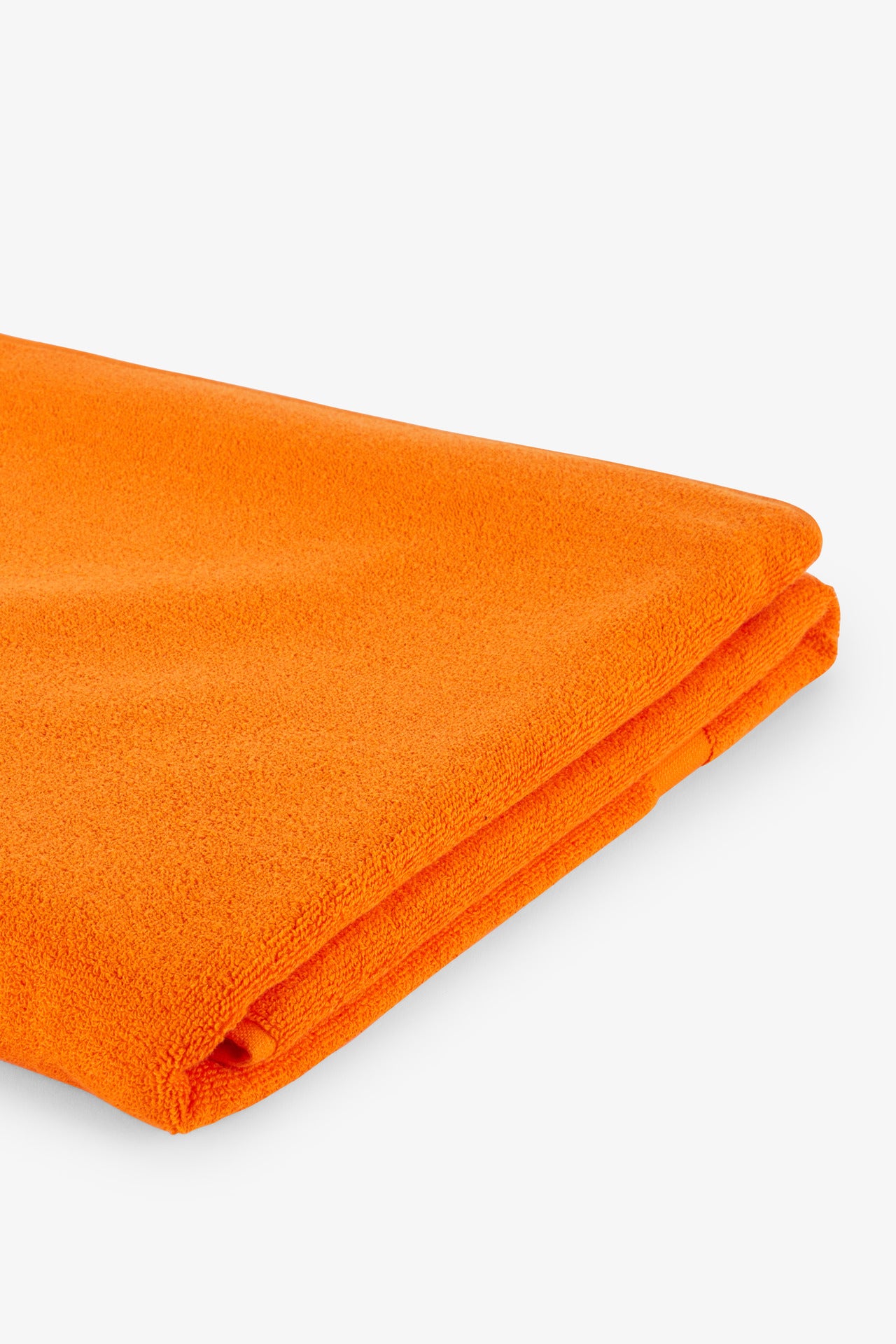 Orange beach towel