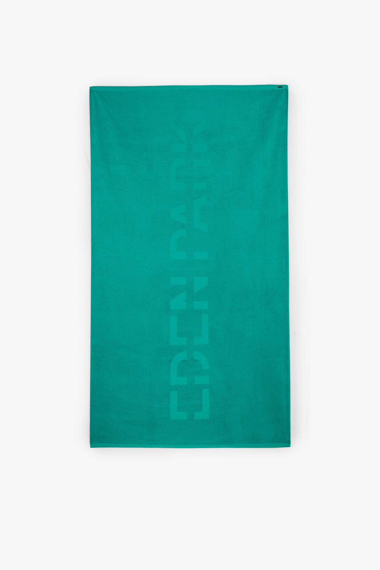 Green beach towel