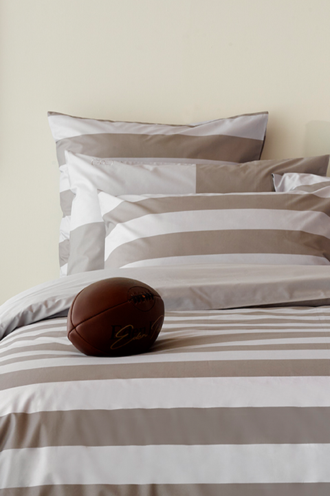 Duo of square striped pillow case - Image 1