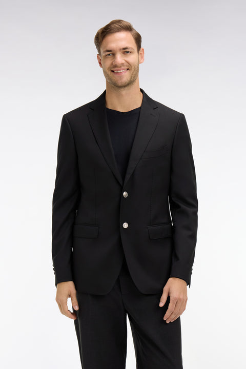 Blazer noir slim fit 100 % laine - Image 1