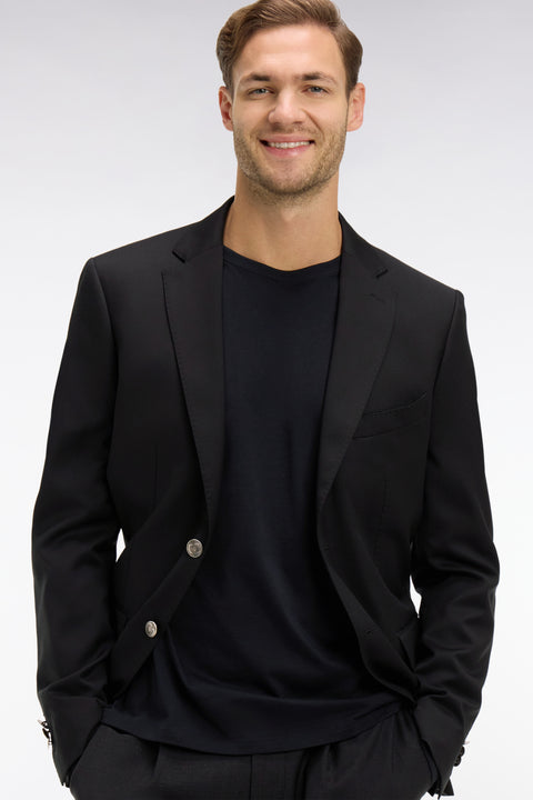 Blazer noir slim fit 100 % laine - Image 3