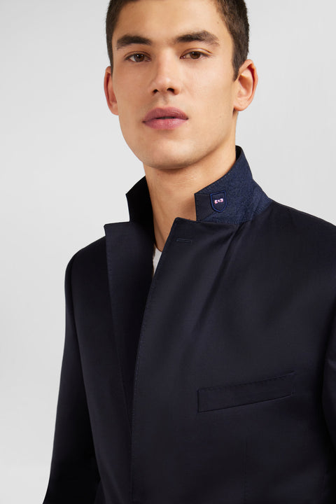 Regular dark blue blazer - Image 3
