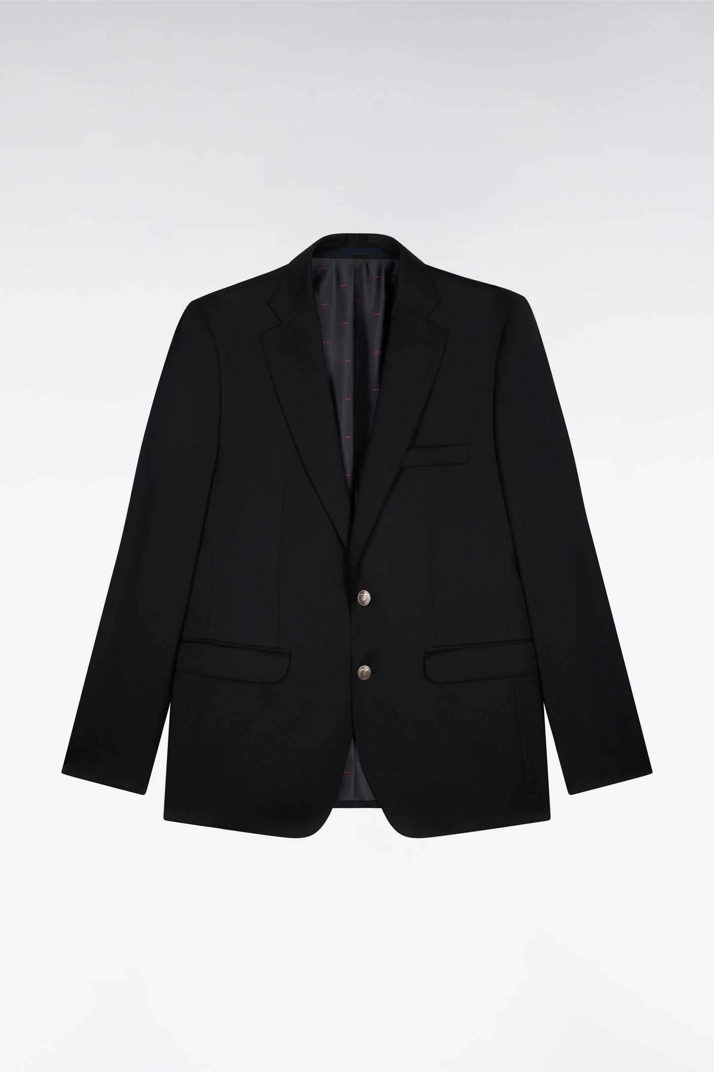 Blazer noir 100 % laine