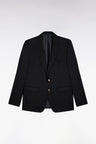 Blazer noir 100 % laine