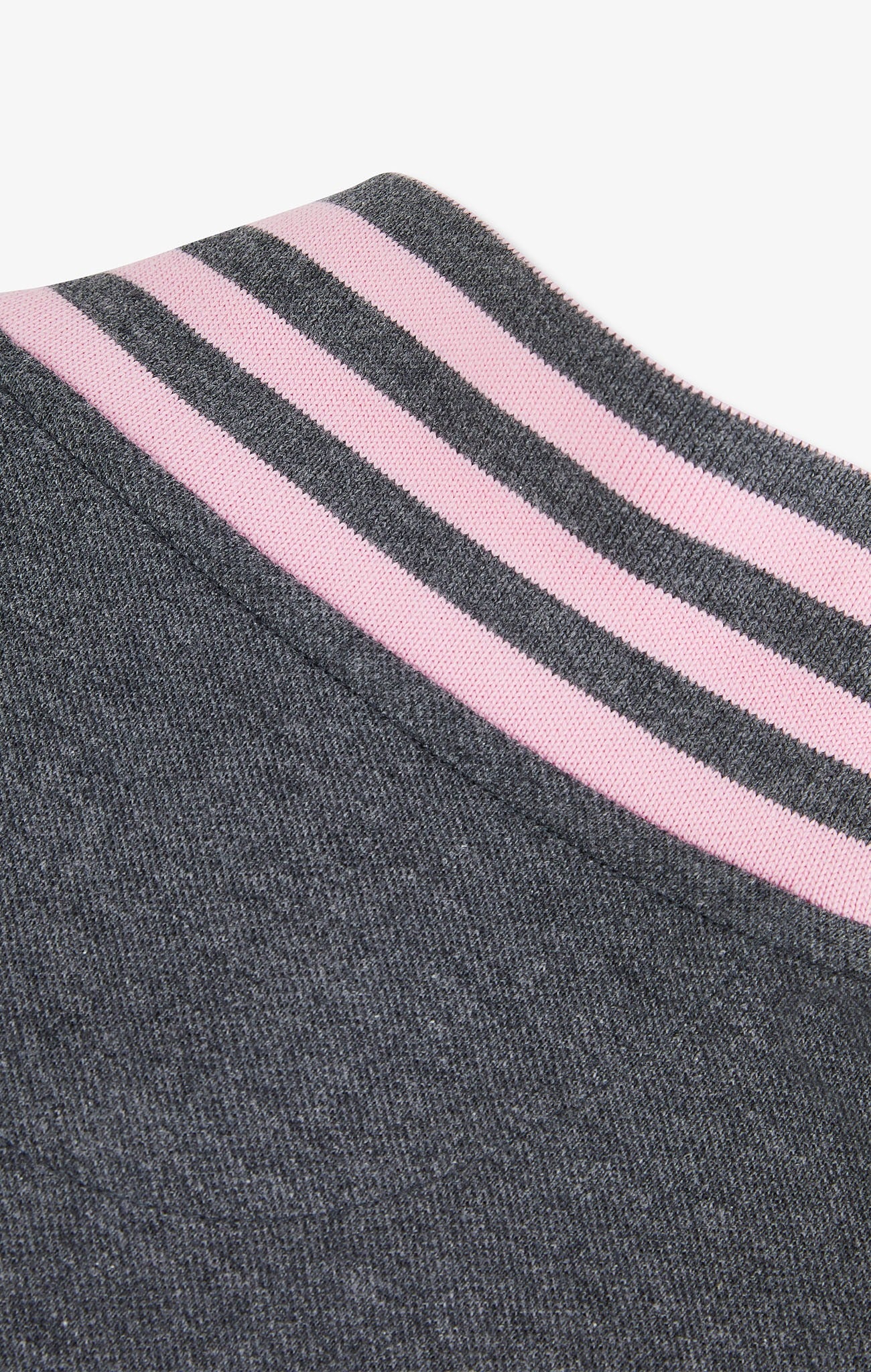 Polo gris en coton pima avec détails contrastés - Image 6