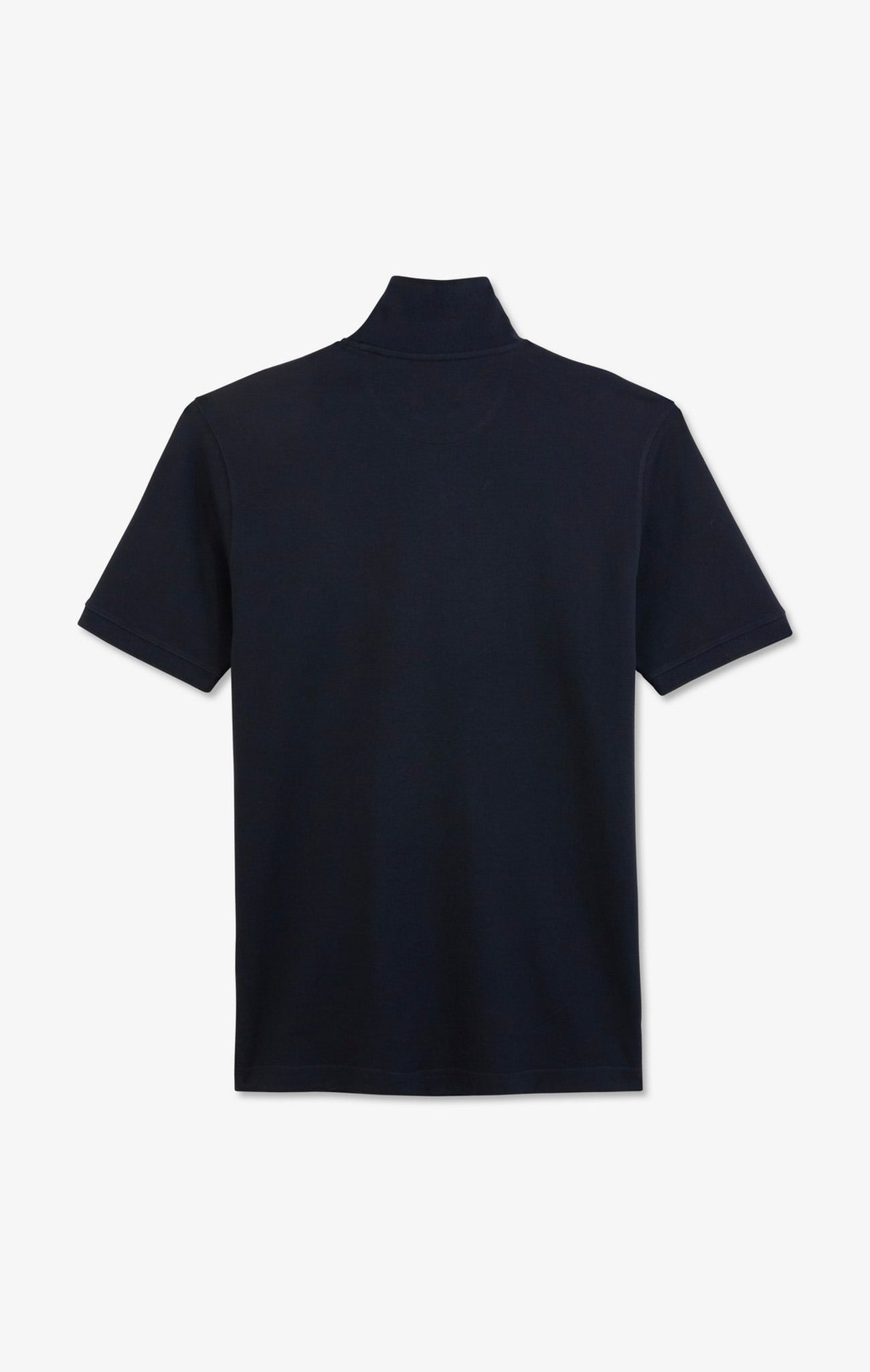 Black stretch pima cotton polo - Image 4