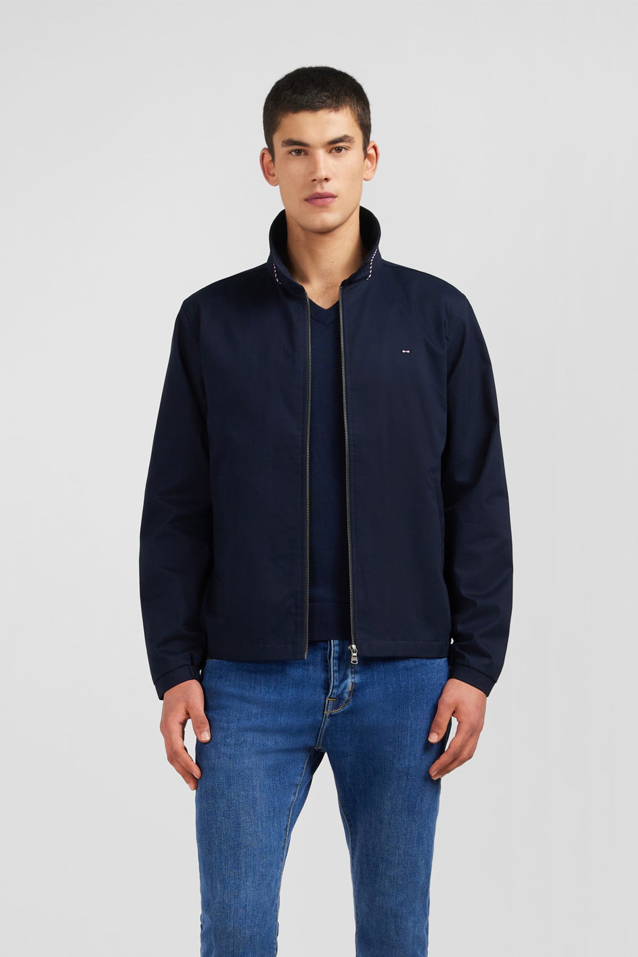 Blouson bleu foncé rembourré