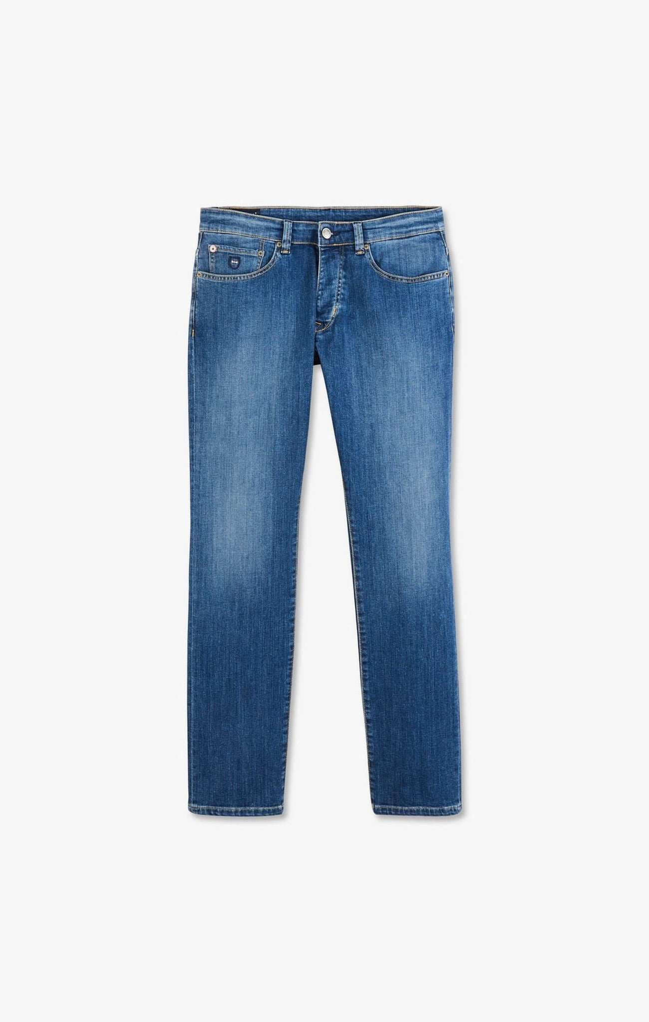 Jean bleu en coton stretch