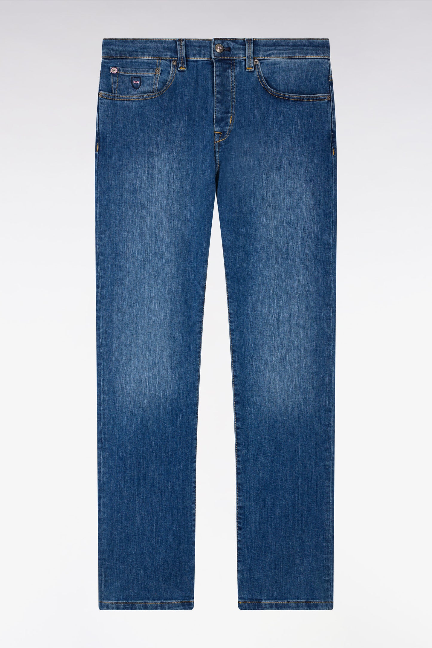 Blue jeans in stretch cotton