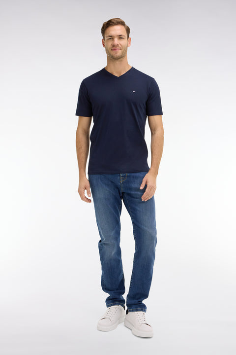 Jean bleu en coton stretch - Image 3