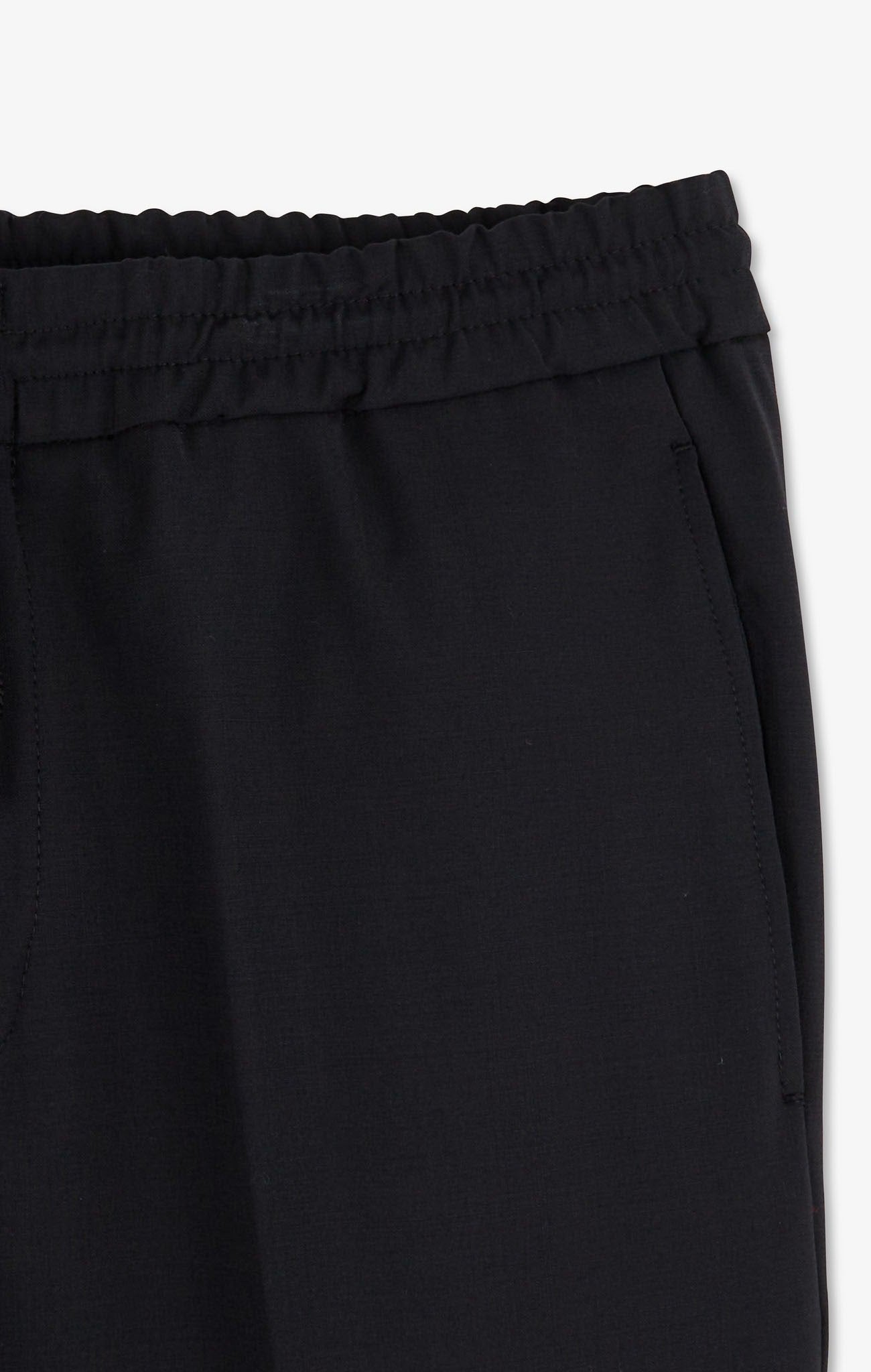 Black trousers with elasticated waist - Image 5