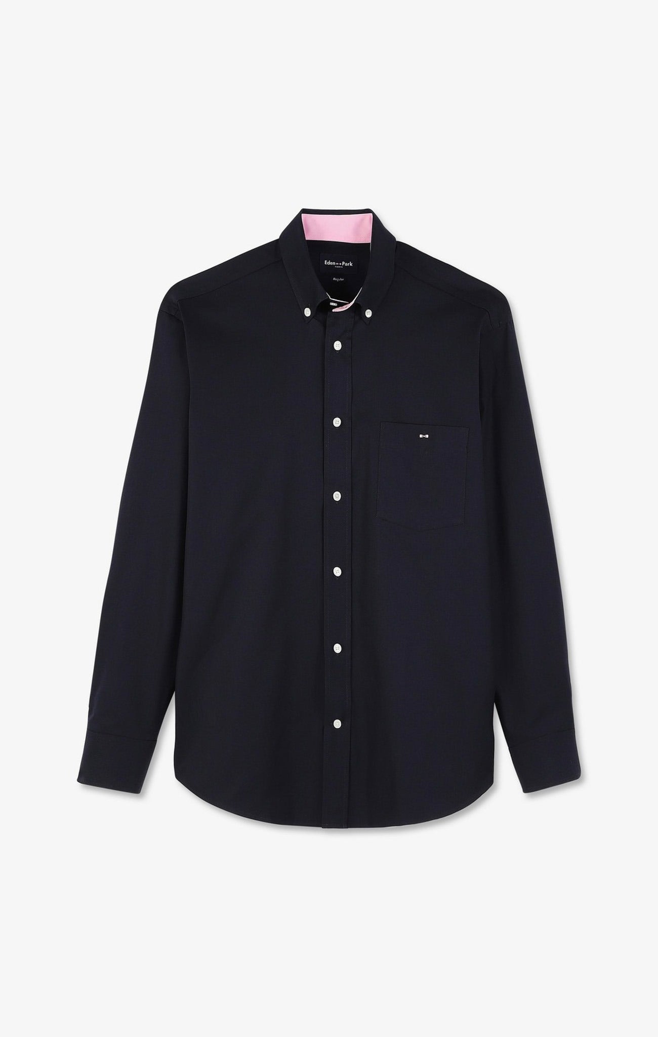 Dark blue cotton twill shirt - Image 2