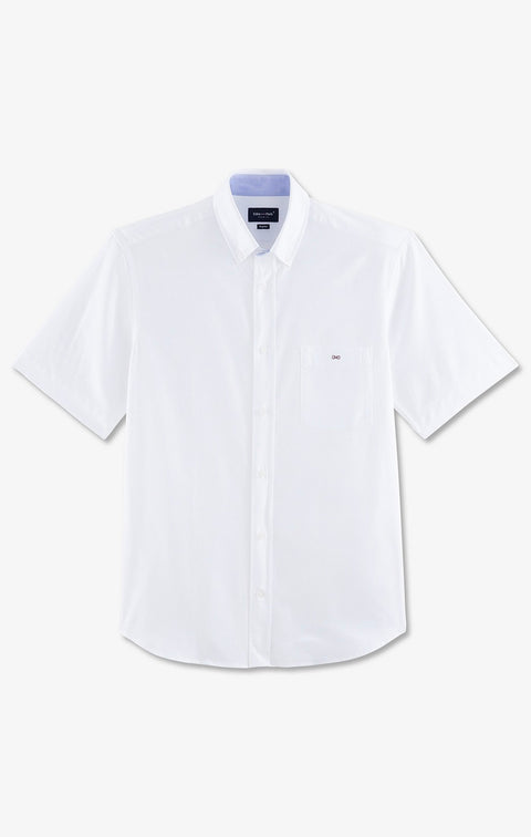 Chemisette blanche unie en coton - Image 2