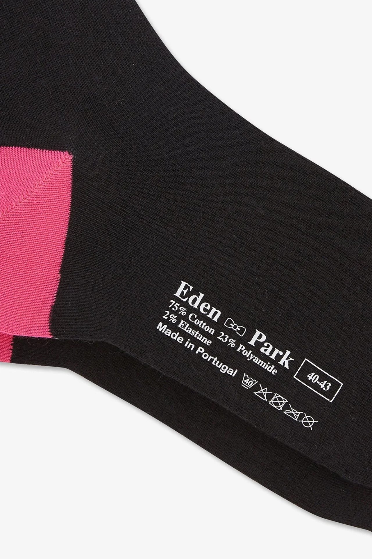 Long black colour-block socks - Image 3