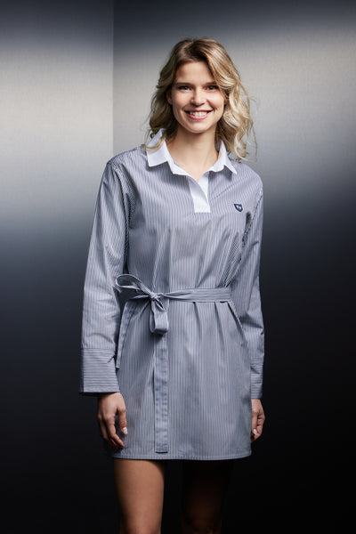 Robe maillot rayée upcyclée Pap'Atelier