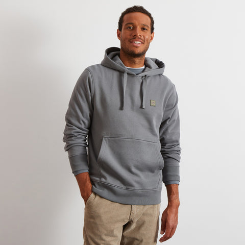 Sweat à capuche en molleton kaki - Image 1