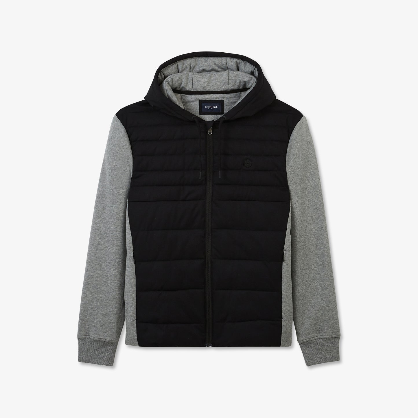 Sweat color-block zippé à capuche