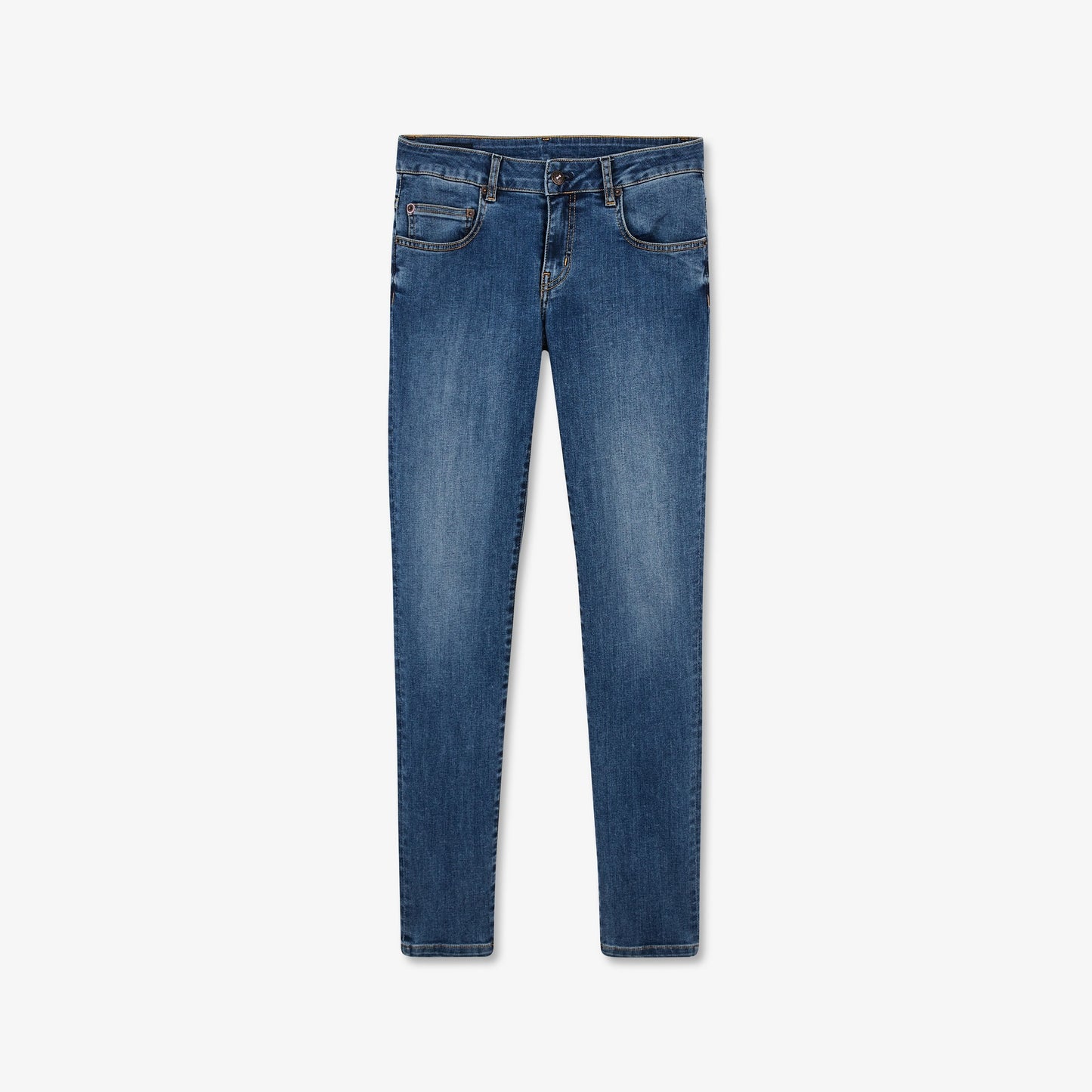 Jean slim bleu délavé