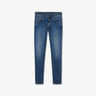 Jean slim bleu délavé