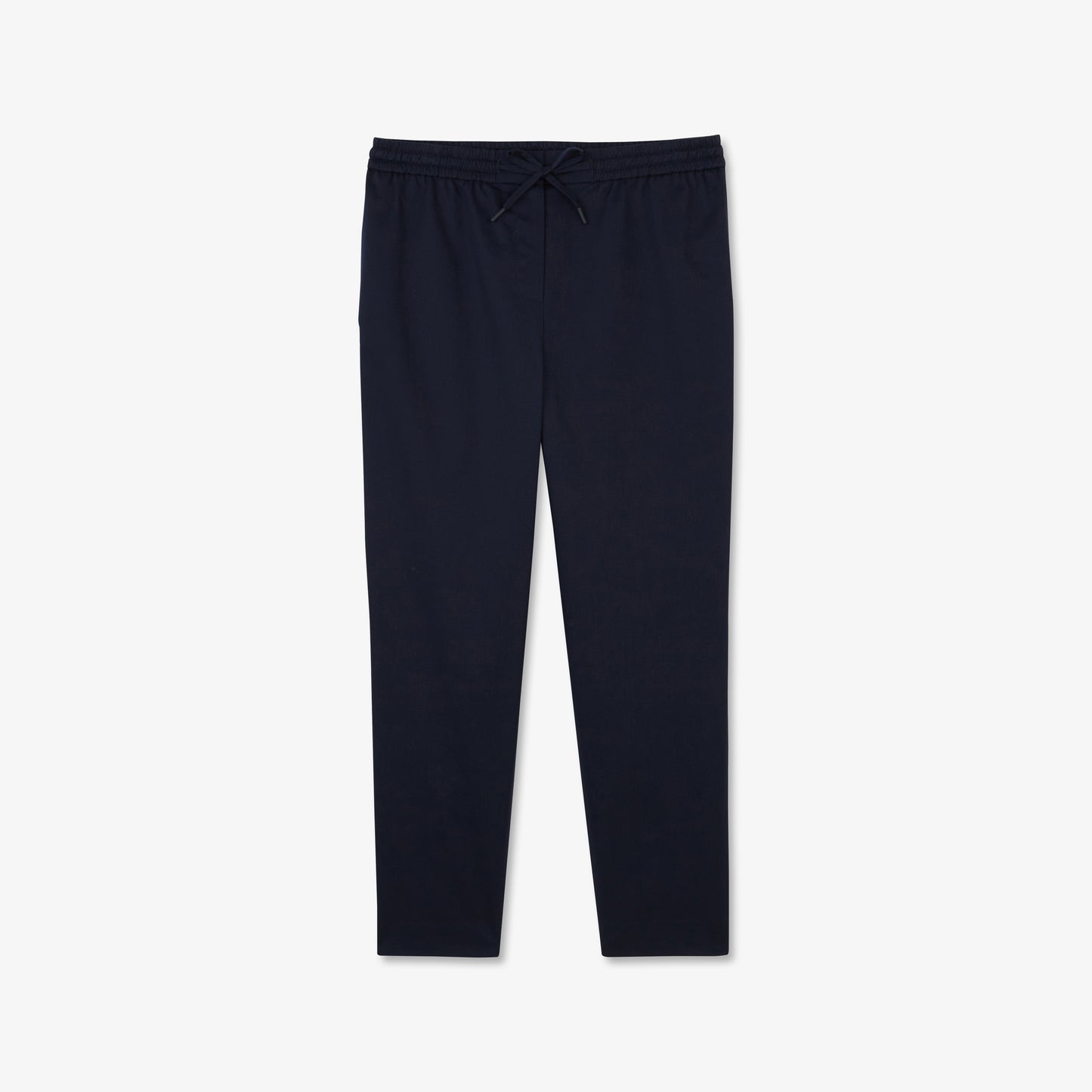 Pantalon bleu foncé à taille élastiquée