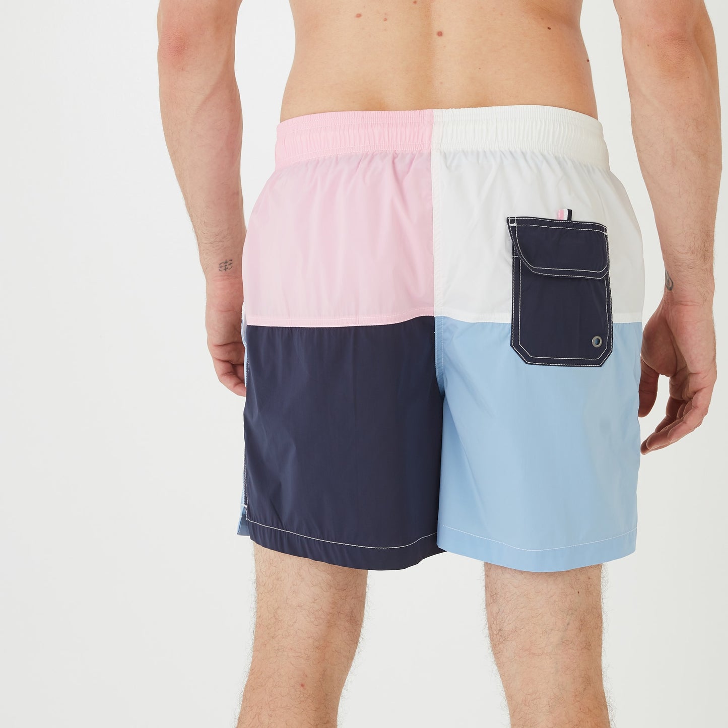 Short de bain color-block