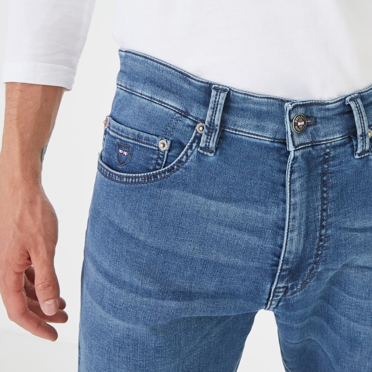 Jean regular bleu foncé