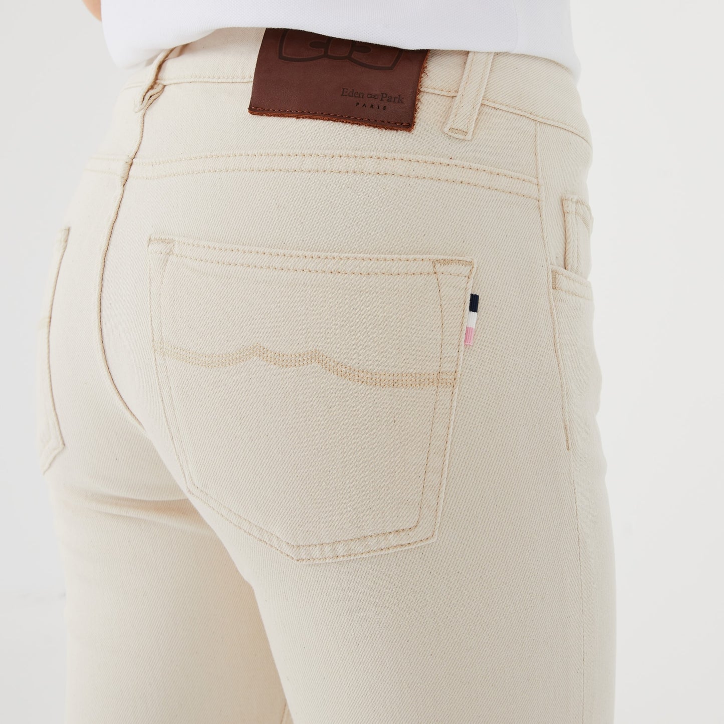 Pantalon blanc en coton