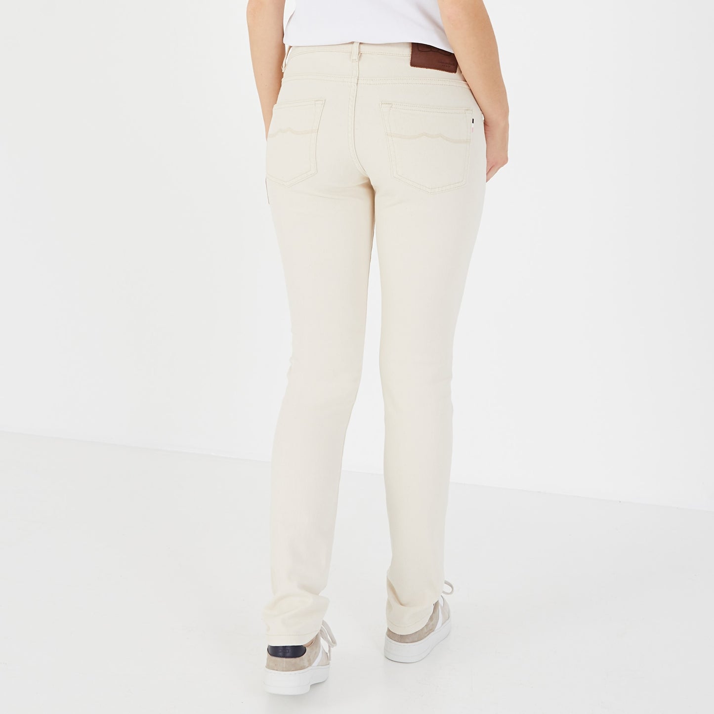 Pantalon blanc en coton
