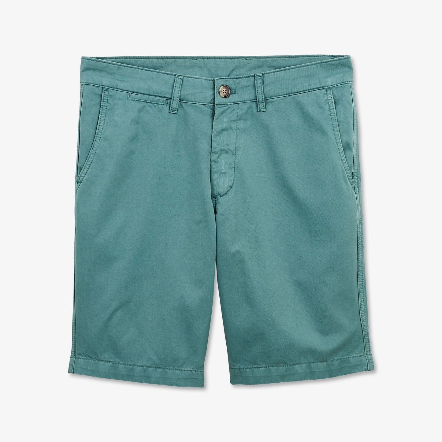 Bermuda chino uni vert en coton