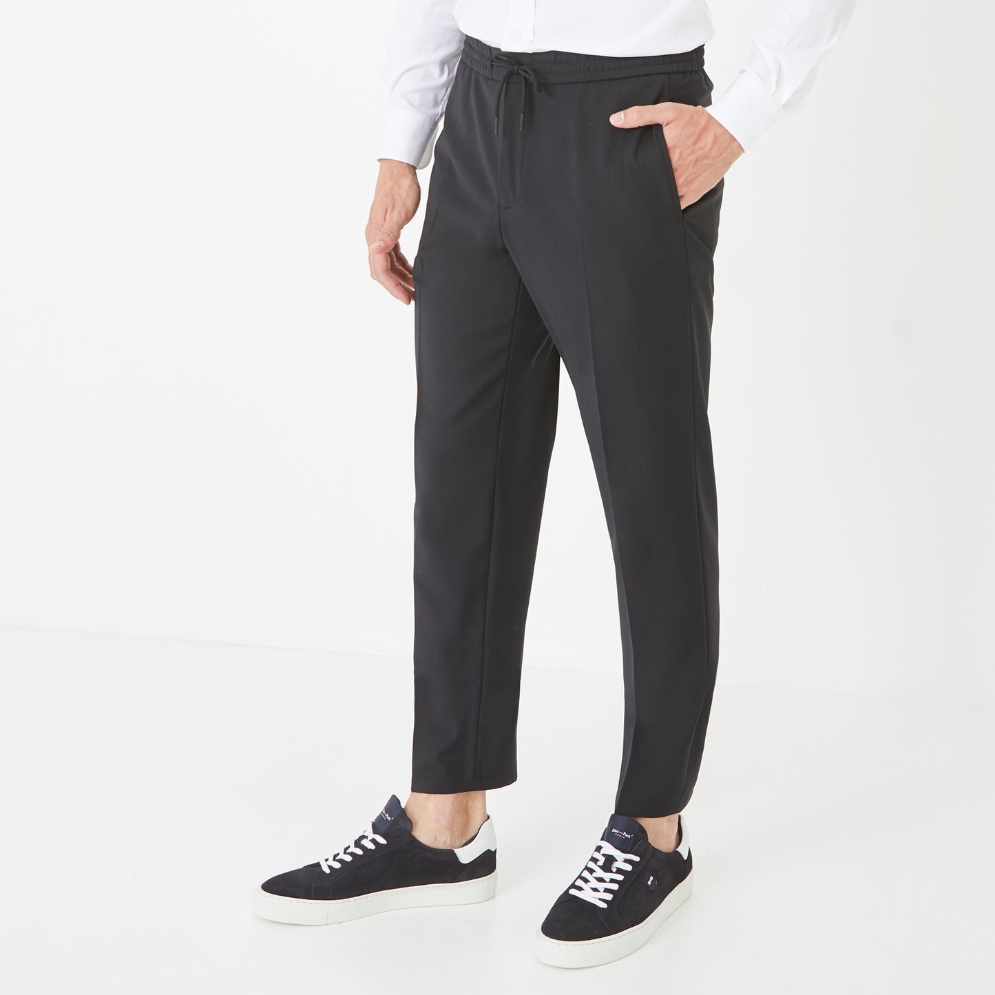 Black suit trousers