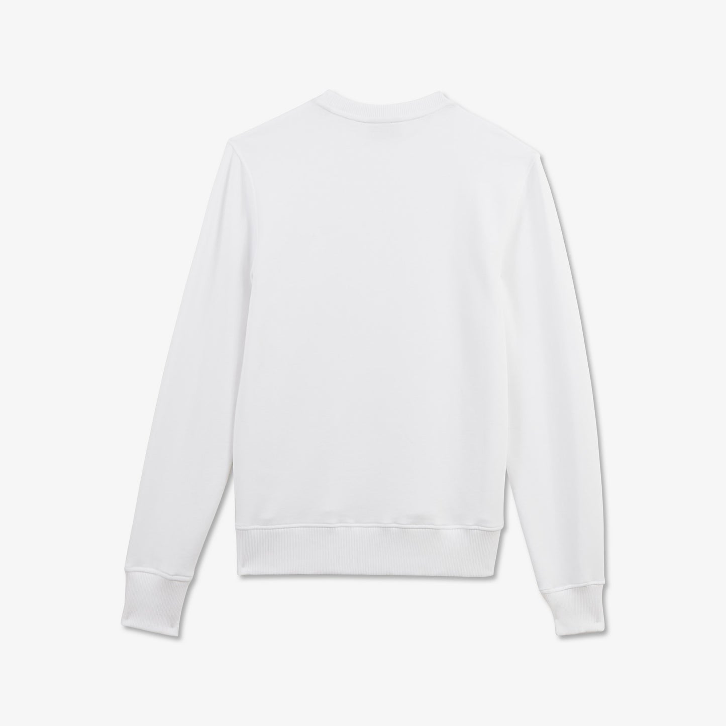 Sweat blanc en molleton