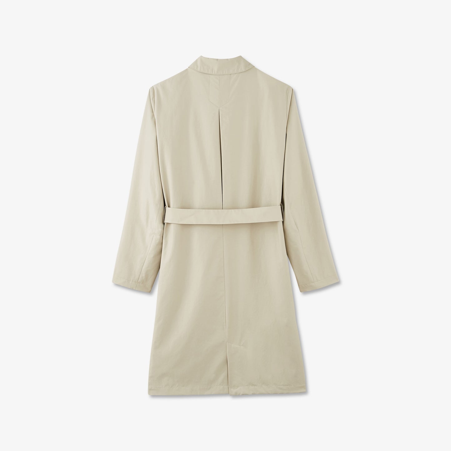 Imperméable beige avec ceinture