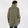 Khaki mid-length parka