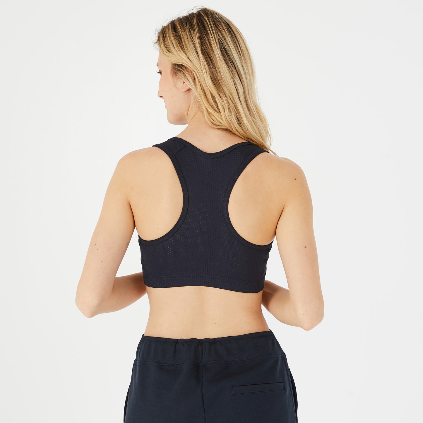 Brassière de sport bleu foncé