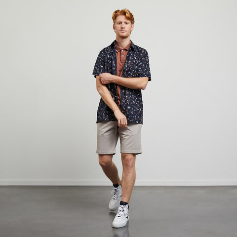 Linen blouse with an exclusive floral print - Image 1