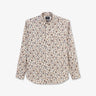 Chemise beige en coton Pima imprimé exclusif