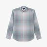 Multicolour tie dye checked shirt