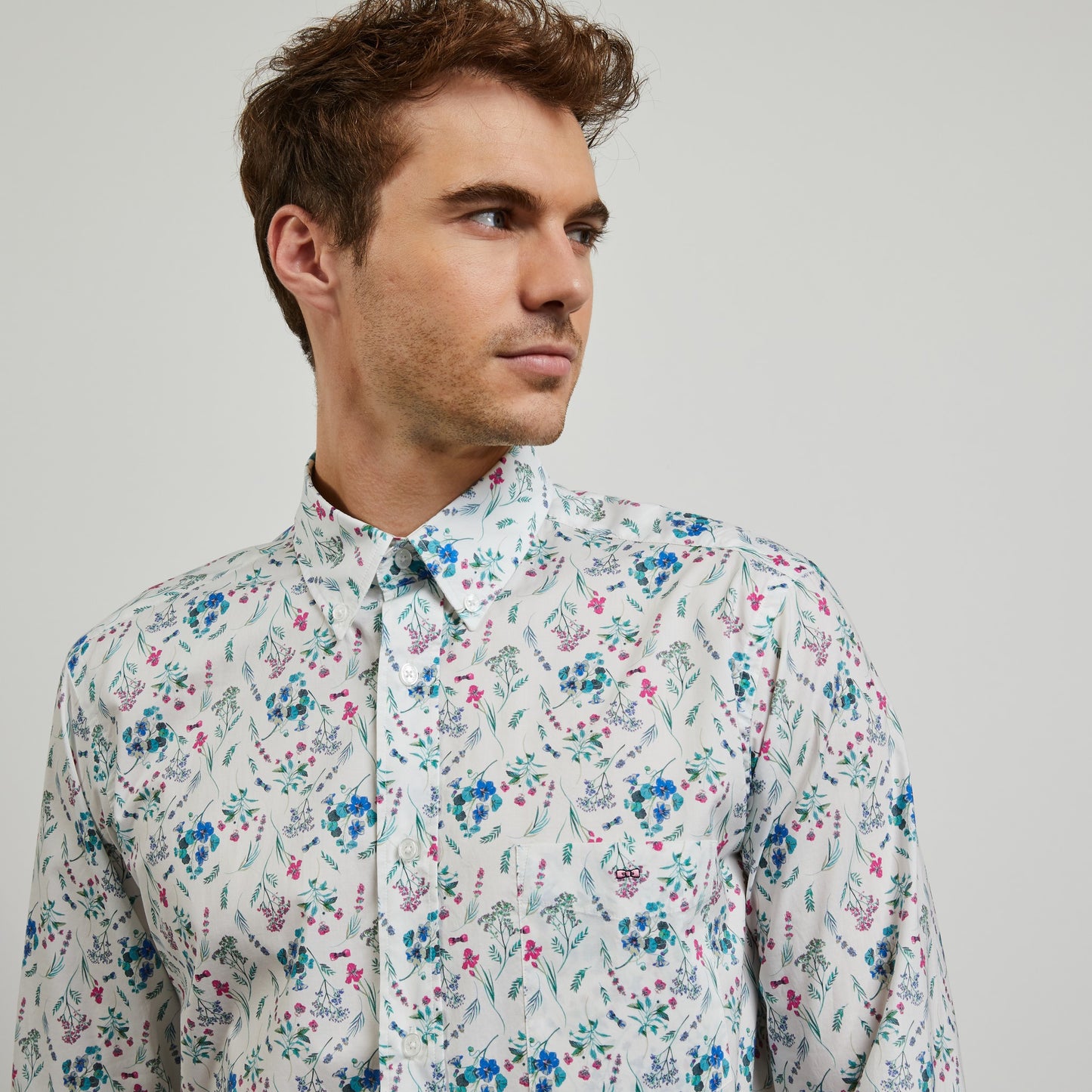 Chemise imprimée fleuri