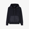 Black zipped sweatshirt with hood
