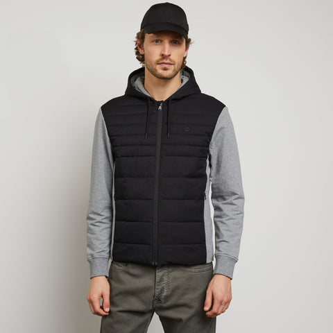 Sweat color-block zippé à capuche - Image 1