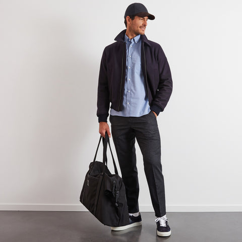 Blue cotton shirt - Image 3