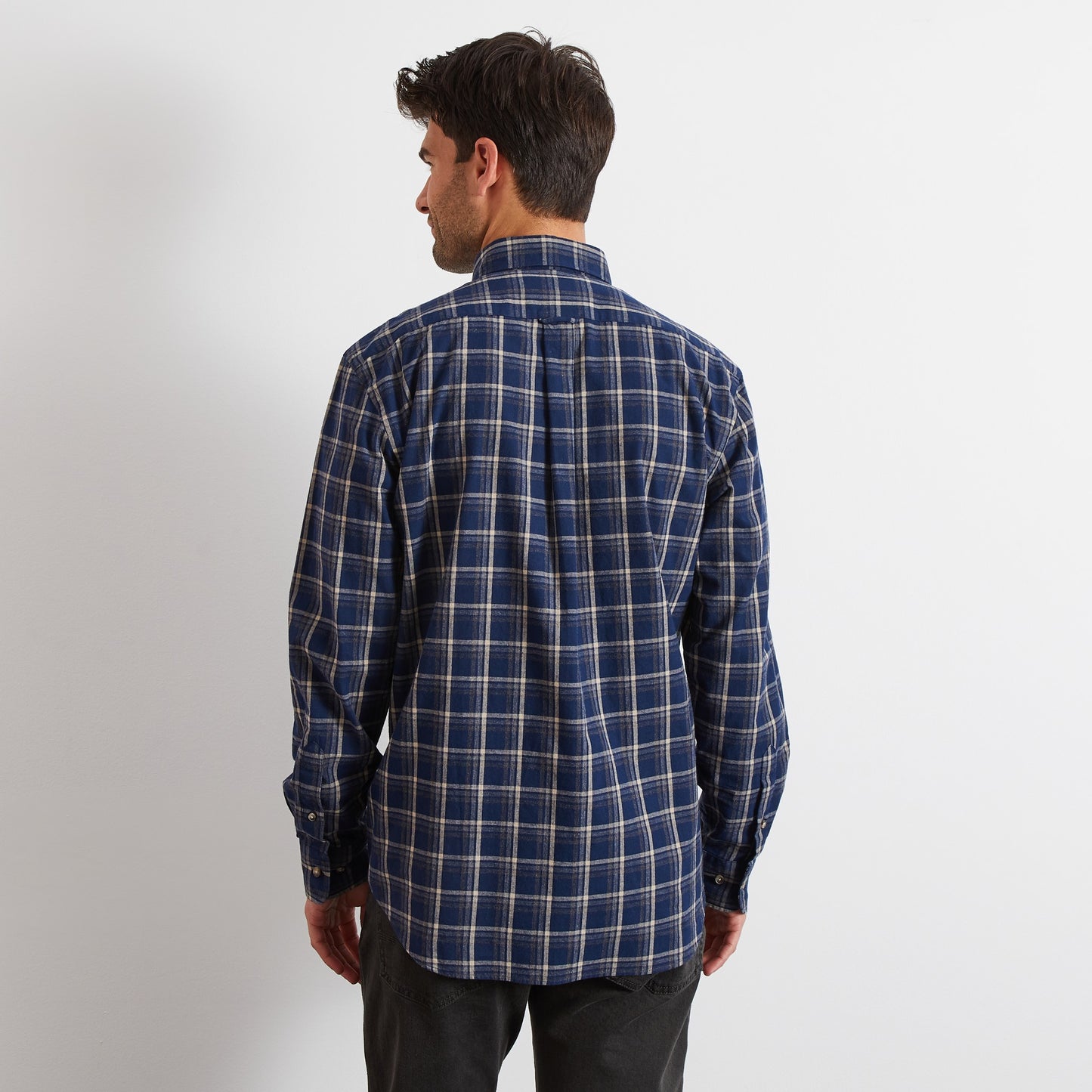 Checked flannel shirt